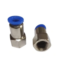 1/4"X 8mm  Pneumatic Push Type Female - 1/4" X 8mm