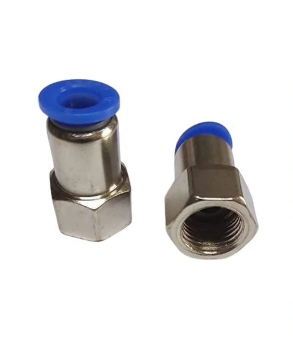 1/4"X 8mm  Pneumatic Push Type Female - 1/4" X 8mm
