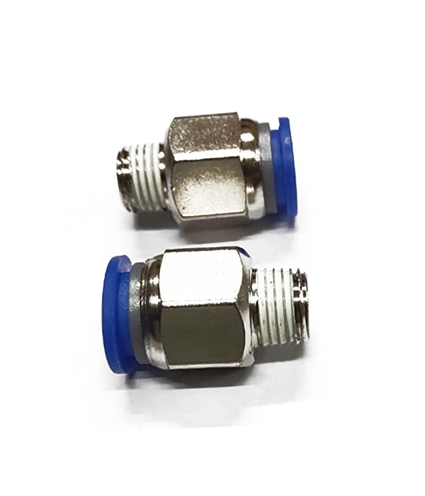 1/8 X 8 MM OD Pneumatic Push Type Male Connector Push in Joint Pneumatic