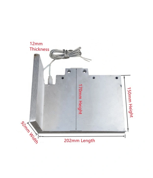 SMPH STAR  Aluminum Heating Plate For UPVC Window Welding Machine - Aluminium, Left Side Plate