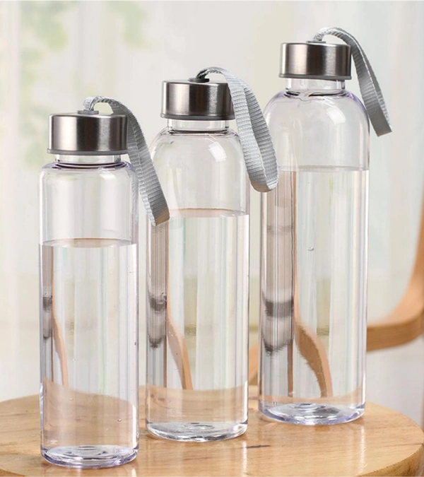 Glass Water  Bottle 300ml With Cover - 300ml