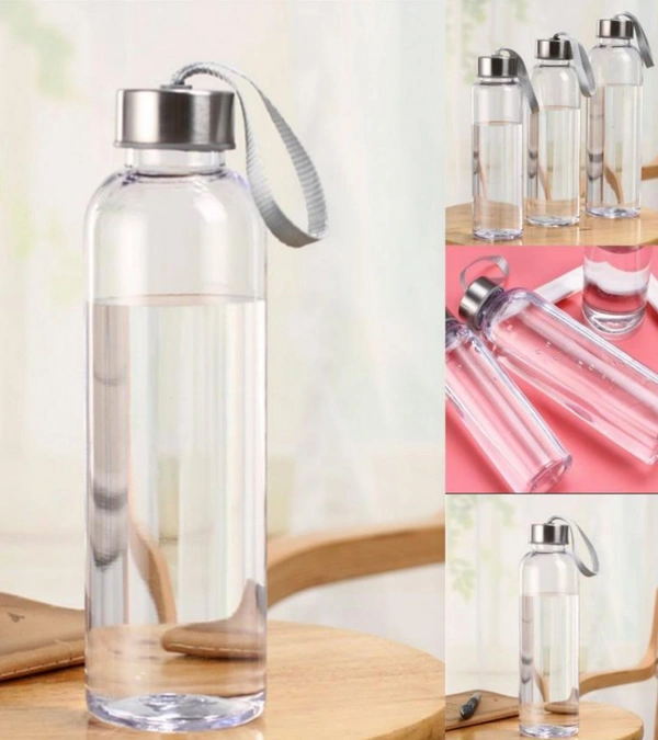 Glass Water  Bottle 300ml With Cover - 300ml