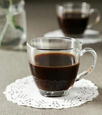 Glass cup( Pack of 1) for Tea Coffee Ice Cream 80Ml