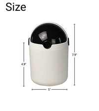 Table Dustbin/Desk Dustbin Trash - White