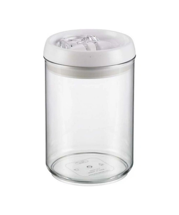 Acrylic Airtight Round Storage Canister Set, Clear Food Saver Plastic Container