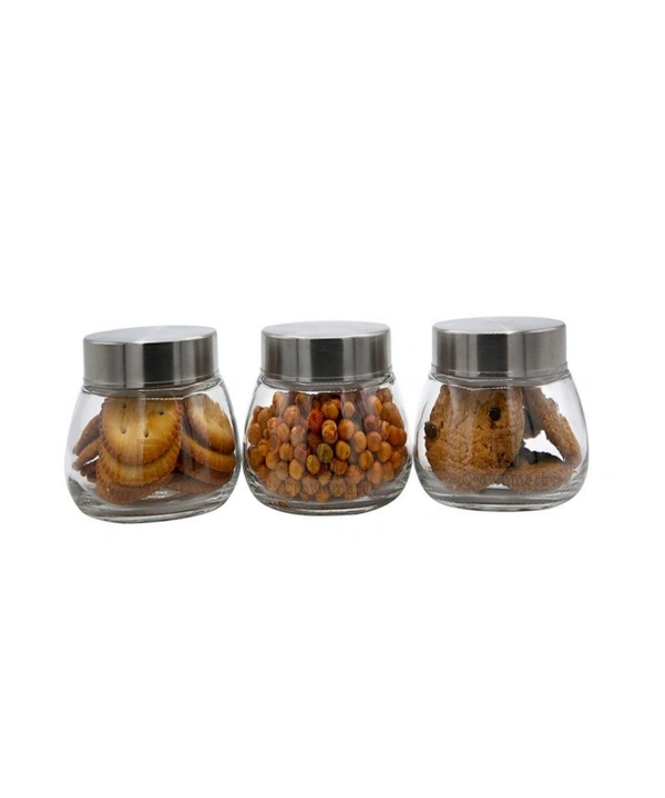 Spice Storage Glass Jar with Rust Proof