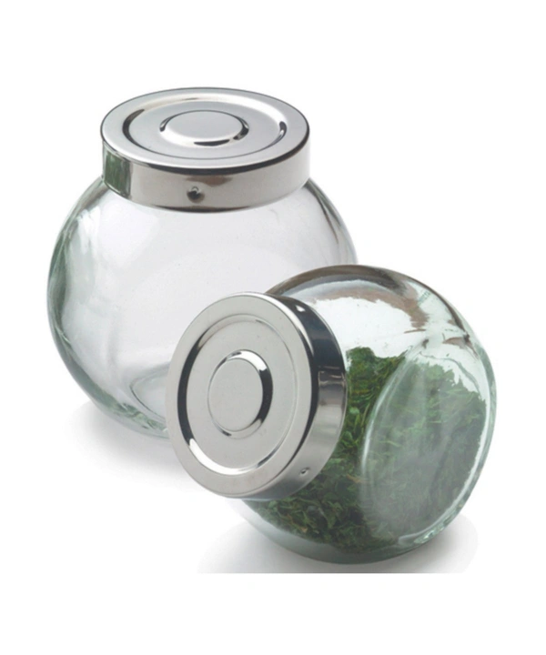 Spice Storage Glass Jar with Rust Proof