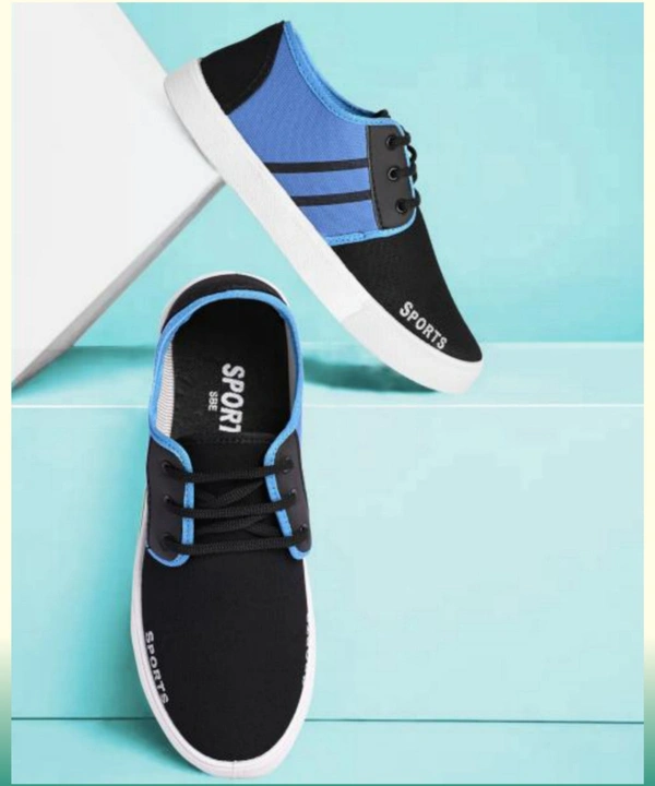 Blue Casual Shoes for Men - Black, UK9