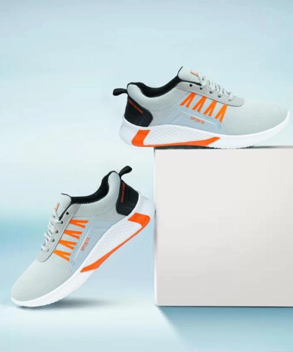 Grey Sports Shoes For Men - Gray, UK7