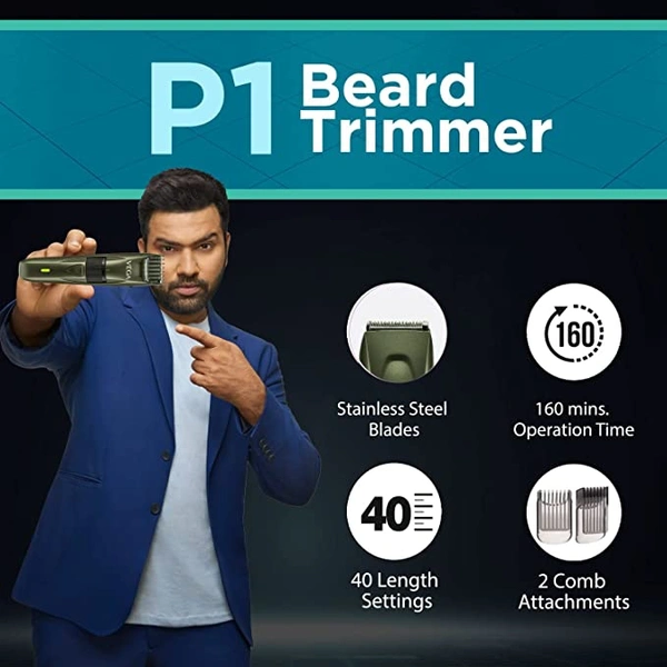 Trimmer for Men with 160 Mins Runtime & 40 Length Settings