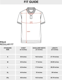 Men's Regular Fit Tshirt&Polo - White, S