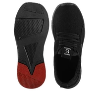  Sports Running Training Hikking & Gym Cycling Shoes  - Black, UK 8