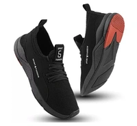  Sports Running Training Hikking & Gym Cycling Shoes  - Black, UK 8