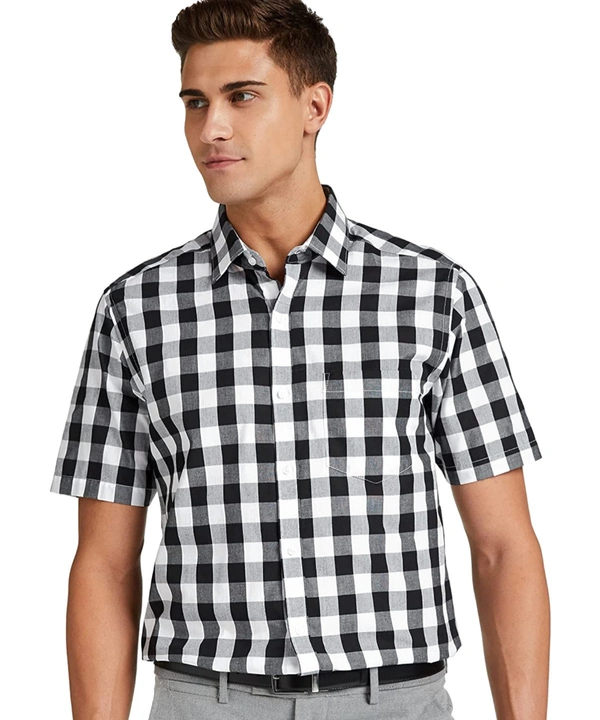 Men's Regular Fit Formal Shirt - White, 46