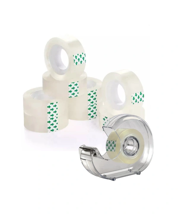 SMPH STAR  Stationery Sello Tape With Dispenser "Cello" - Transparent