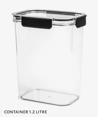 SMPH STAR  Acrylic Container  1.2 L (Pack Of 1) Box