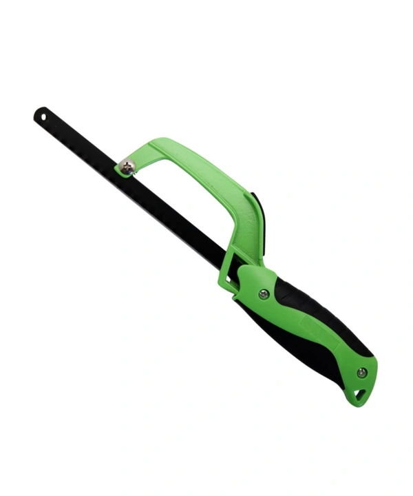 Hacksaw With HSS Saw Blade Aluminium Alloy Frame Light Weight Compact Hand Operation