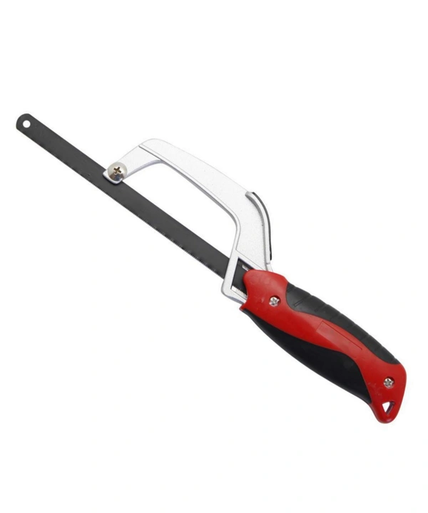 Hacksaw With HSS Saw Blade Aluminium Alloy Frame Light Weight Compact Hand Operation