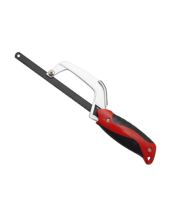 Hacksaw With HSS Saw Blade Aluminium Alloy Frame Light Weight Compact Hand Operation