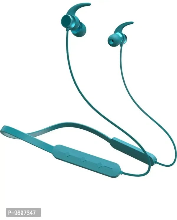 Neckband Bluetooth  Bluetooth Headset  (Black, In the Ear)