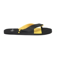 Slipper For Men yellow black Daily Wear Soft Casual  - UK 7, Yellow