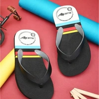 Slipper For Men yellow black Daily Wear Soft Casual  - UK8, Black
