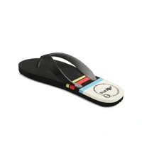 Slipper For Men yellow black Daily Wear Soft Casual  - UK8, Black