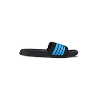 Men's Flipflop & Slipper FMF-02 ALL BLACK-WHITE-07 - UK 9