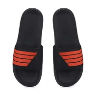 Men's Flipflop & Slipper FMF-02 ALL BLACK-WHITE-07 - UK10
