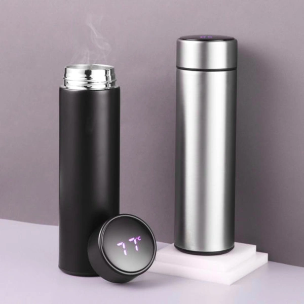 Water Bottle With LED Temperature Display