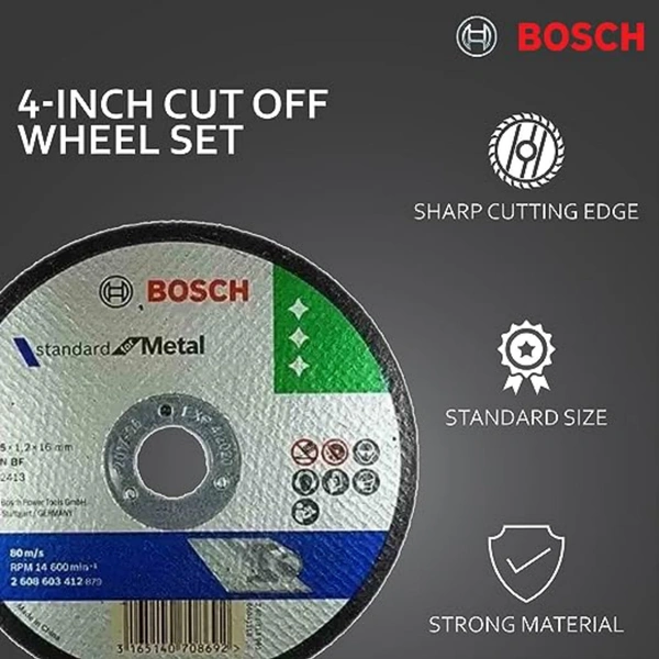 Cut Off Wheel Set AG4 Metal 4-inch  (White, Pack of 10) Cutting Wheel