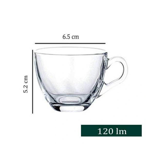 AFILAONE  Glass Cup For Tea Coffee Ice Cream 150Ml| chai coffee glass cup