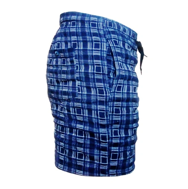 SMPH SOAP STAR Men's Cotton Formal Nikar Checked Similar Fit Half Paint (Multicolour, Free Size)