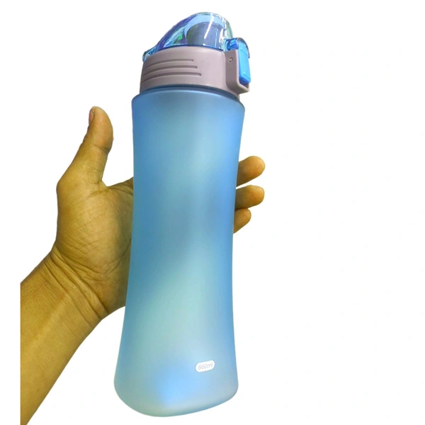 Nice Cool Water Bottle 600 Ml ( Pack Of 1) - Aquamarine Blue