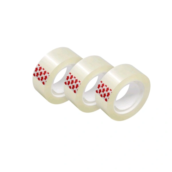 SMPH  Cello Tape With Dispenser Cutter( Pack Of 4 ) Cello Tape 18 MM X 25 Meter Roll Length 