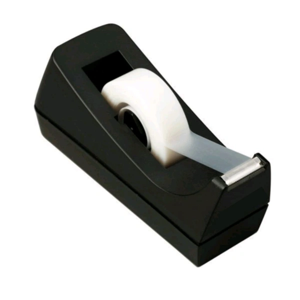 Cello Tape Dispenser Cutte Colour Black Size 75MM pack of 1 - Black, 1inch