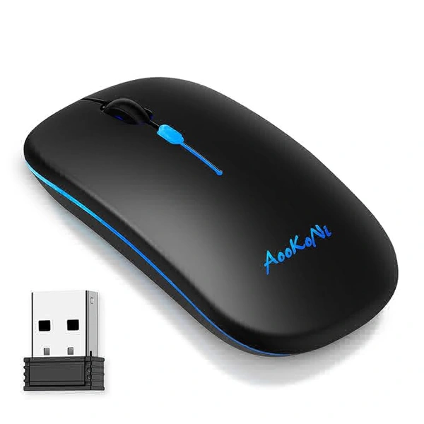 SMPH Wireless Bluetooth Mouse, Rechargeable USB Optical Mouse