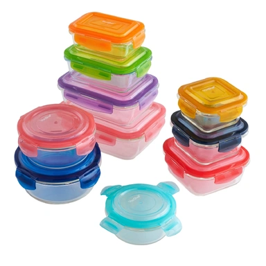 Glass  Plastic Storage Container