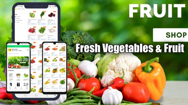 Fresh fruits and vegetables 40% of first order