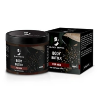 BLACK BEARD RAW AND NAKED COFFEE BODY BUTTER FOR MEN |VIT-E SHEA BUTTER, COCOA BUTTER, COFFEE EXTRACT, GLYCERIN |REDUCES BREAKOUTS, ACNE & SIGNS OF AGING - 100Gm