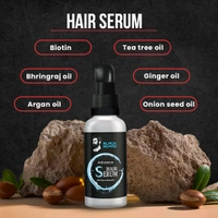 Black Beard Advance Hair Serum with Argan & Ginseng Oil for Hair Growth Serum for men - 50ml