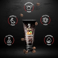 BLACK BEARD COFFEE FACE WASH REVITALIZES SKIN CLEANSES PORES FACE WASH | ENERGIZING FACE WASH FOR GLOWING SKIN - 100ml