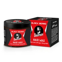 BLACK BEARD HAIR WAX STRONG & SHINY WET MATT LOOK SUPER STRONG HOLD WITHOUT HARMFUL CHEMICALS OR FIXATIVES - 100Gm