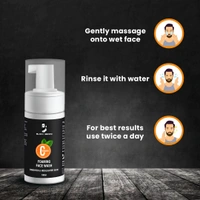 Black Beard Vitamin C Foaming Brightening Highlighter Skin Face Wash - No Parabens, Sulphate, Silicones  (Pack Of 3) - 100ml, 100ml, 100ml
