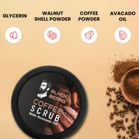 Black Beard Skin Care Combo For Men, Coffee Facewash 100ml & Coffee Scrub 100gm , for Clear visible Skin. - 100ml, 100gm