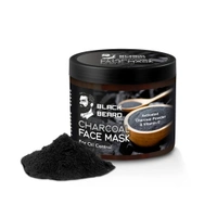 Black Beard Charcoal Neem Face wash 100ml & Charcoal face Mask , skin care combo For Men. - 100ml, 100gm