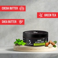 Black Beard Combo of Beard growth Oil & Beard softener cream for Men, nourishes beard & give a Fuller Beard - 50gm, 30ml