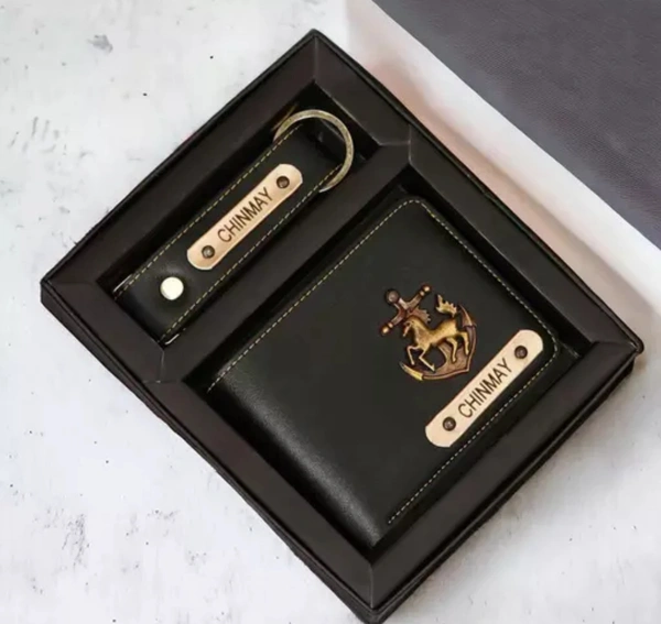 Coustomized Men Wallets Purse Name Wallet Engraved Customized - Free Size, Mine Shaft