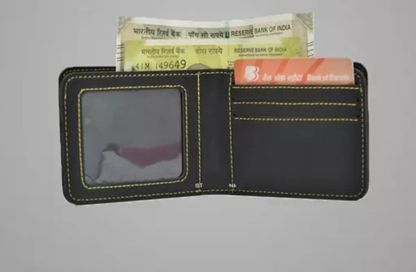 Coustomized Men Wallets Purse Name Wallet Engraved Customized - Free Size, Mine Shaft