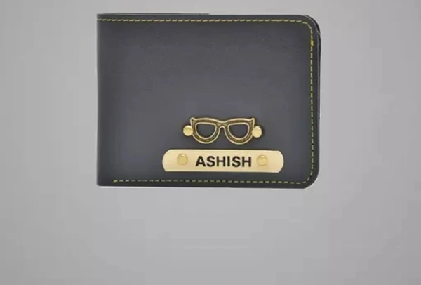 Coustomized Men Wallets Purse Name Wallet Engraved Customized - Free Size, Mine Shaft